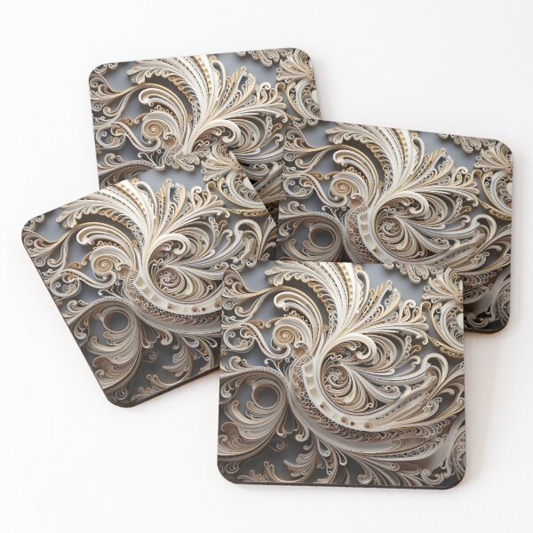 Item preview, ornate filigree decorative print designed and sold by dcrc.