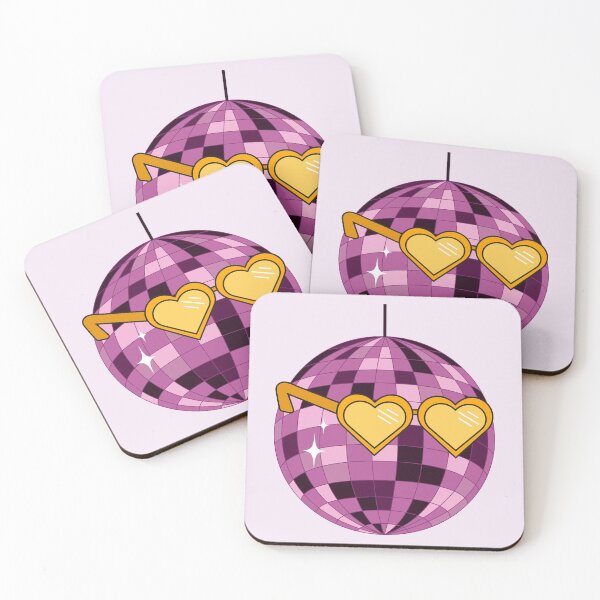 Item preview, Disco ball, Mirror ball with heart shaped sunglasses designed and sold by snadesign.