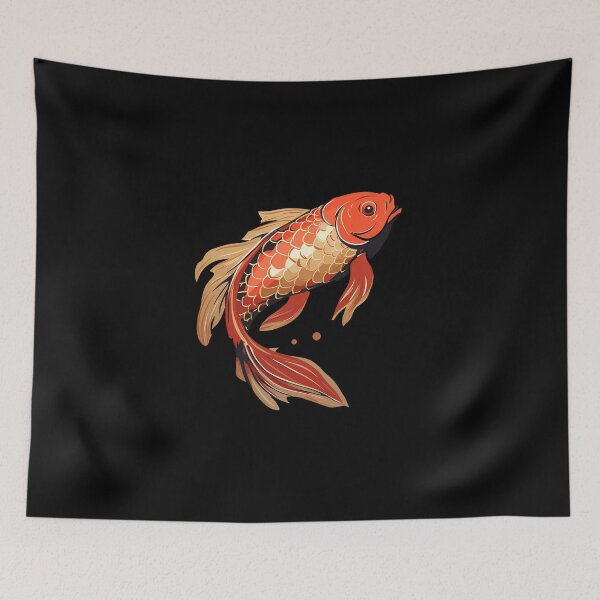 Item preview, Koi Fish Japanese Carp Pond designed and sold by titanosdesign.