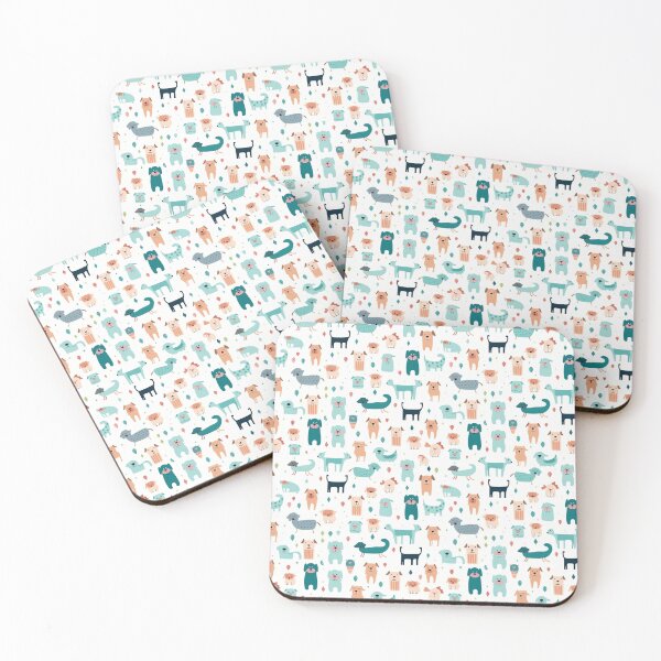 Item preview, Animal Cute Seamless Patterns 2 designed and sold by ThaNiyom.