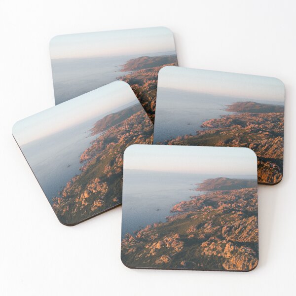 Item preview, Drone shot of the west coast of Sardinia designed and sold by JB-photo.