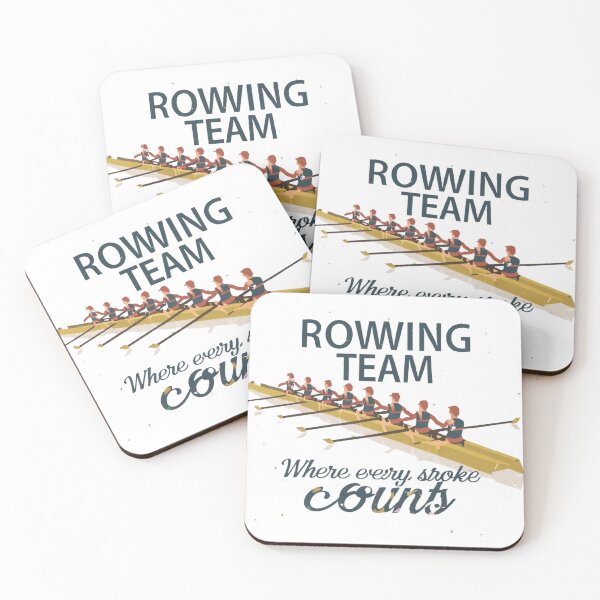 Item preview, Rowing Team: Where Every Stroke Counts designed and sold by Rowing Meme Store.