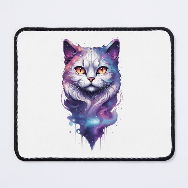 Item preview, Galaxy cat watercolor painting designed and sold by studiohorizon.