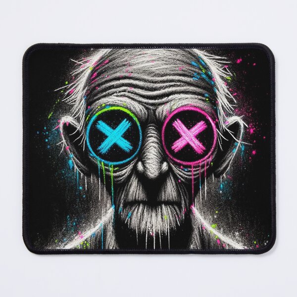 Item preview, Grandpa chalk effect sketch. designed and sold by urbanjungle403.