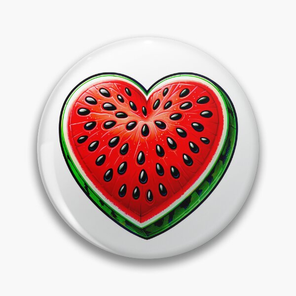 Item preview, Free Palestine Watermelon Heart designed and sold by 4TeeToo.