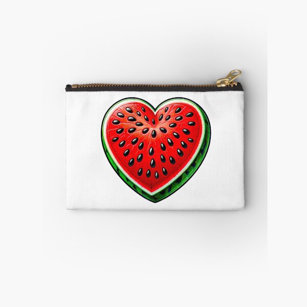 Aperçu de l'œuvre Coeur de pastèque de Palestine gratuit créée et vendue par 4TeeToo.