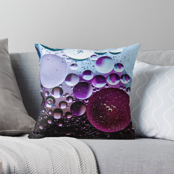 Multiverse Deep Purple Throw Pillow