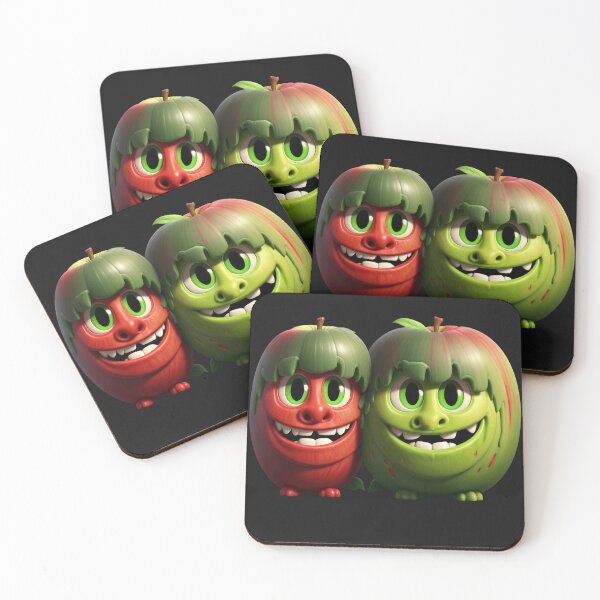 Item preview, 3D smiling Apples designed and sold by OutdoorArtistry.
