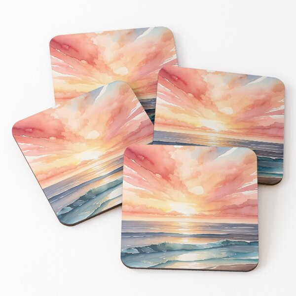 Item preview, Abstract Sunset over Ocean designed and sold by Vitalka-uk.