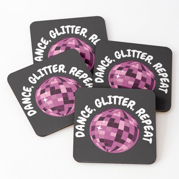 Item preview, Dance, Glitter, Repeat - Disco ball, Mirror ball design designed and sold by snadesign.