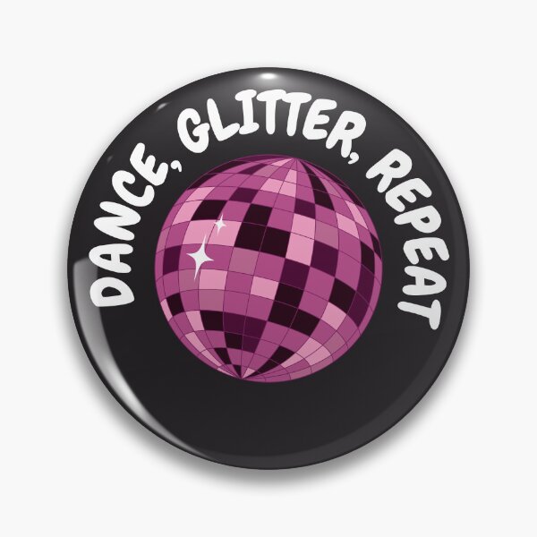 Item preview, Dance, Glitter, Repeat - Disco ball, Mirror ball design designed and sold by snadesign.