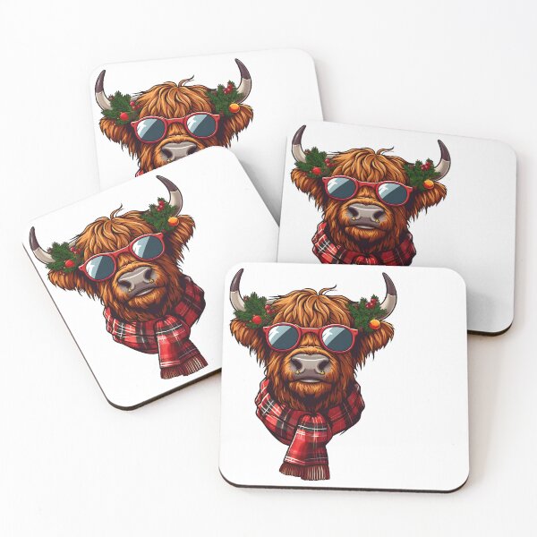 Item preview, Christmas Highland Cow - Perfect christmas gift  designed and sold by GalaxyGraffiti.