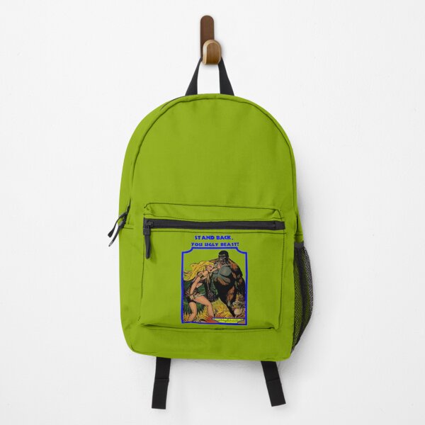 Item preview, Stand back, you ugly beast! - Retro jungle comic designed and sold by Alex Starcatcher.