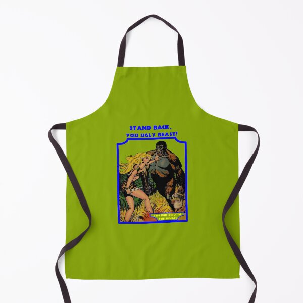 Item preview, Stand back, you ugly beast! - Retro jungle comic designed and sold by Alex Starcatcher.