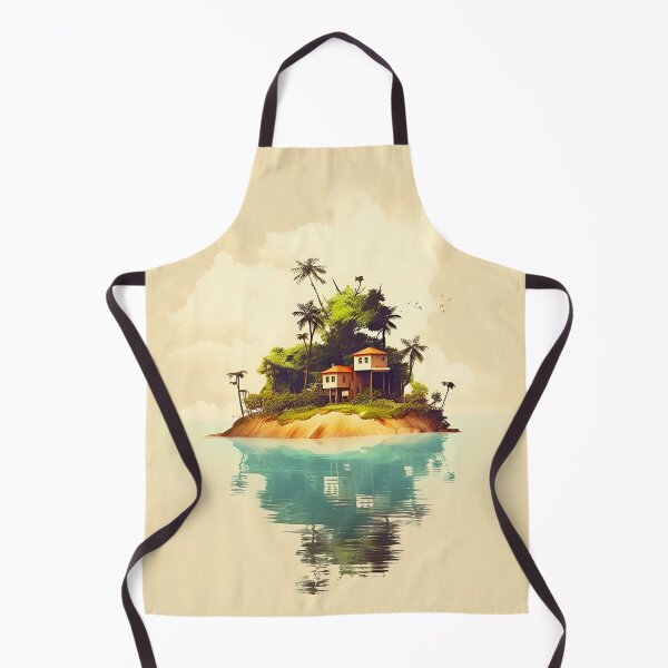 Item preview, Dream House On Tropical Jungle Island designed and sold by Bomba Visual.