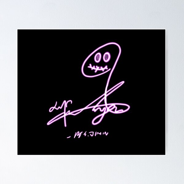 BTS jimin face ジミン 直筆 サイン入りポスター 当選品 Sign BTS JIMIN ジミン FACE JPFC 当選 直筆サイン入りポスター BTS