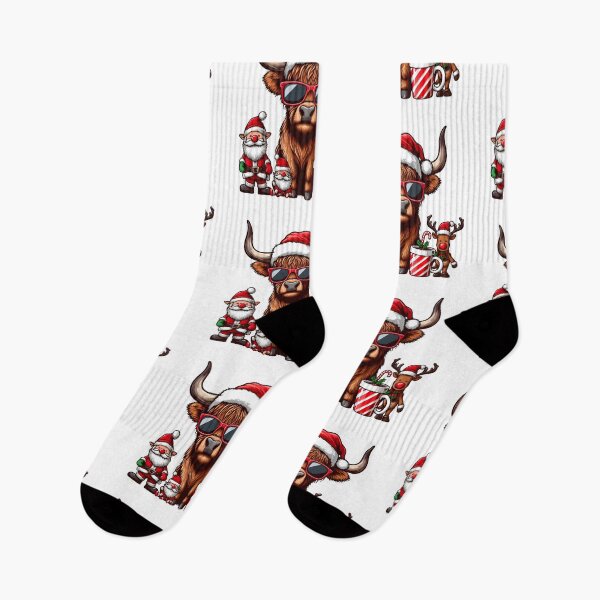 Item preview, Christmas Highland Cow - Perfect christmas gift  designed and sold by GalaxyGraffiti.