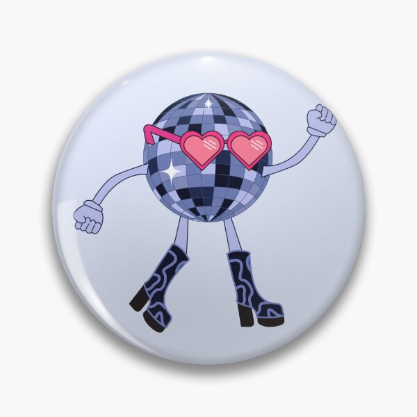 Item preview, Dancing Disco ball, Mirror ball with heart shaped sunglasses designed and sold by snadesign.