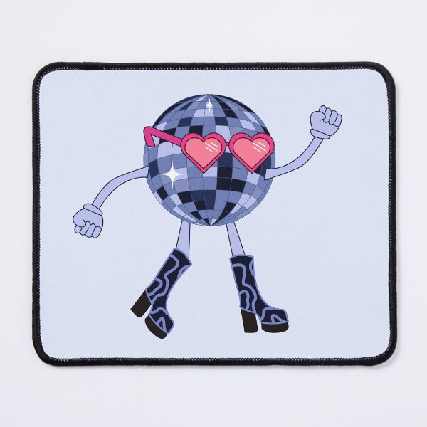 Item preview, Dancing Disco ball, Mirror ball with heart shaped sunglasses designed and sold by snadesign.