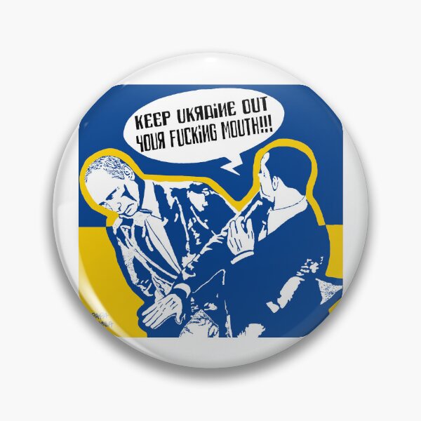 Item preview, Zelenskyy slapping Putin; Ukraine; designed and sold by StickerApe.