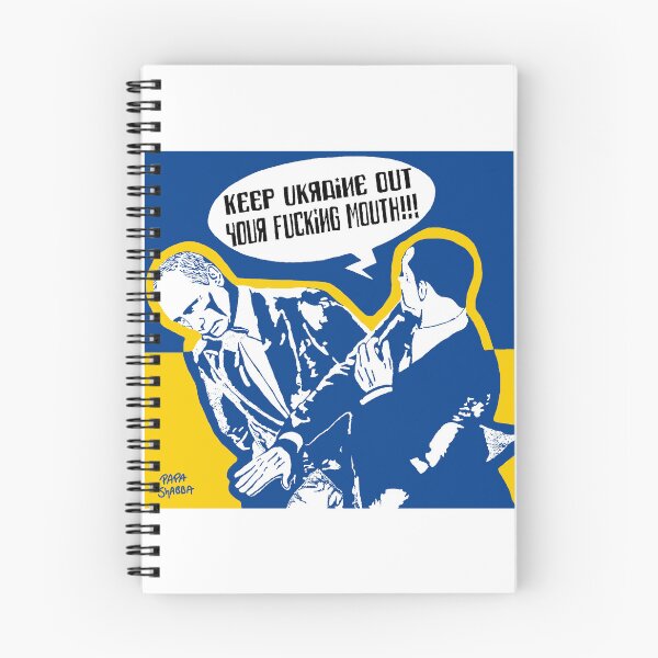 Item preview, Zelenskyy slapping Putin; Ukraine; designed and sold by StickerApe.