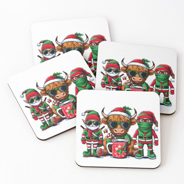 Item preview, Christmas Highland Cow - Perfect christmas gift  designed and sold by GalaxyGraffiti.