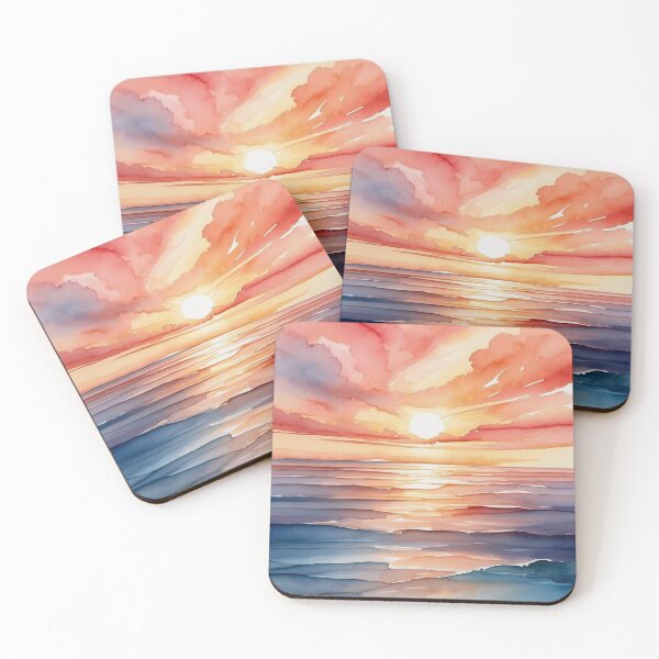 Item preview, Abstract Sunset over Ocean B designed and sold by Vitalka-uk.