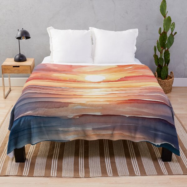 Item preview, Abstract Sunset over Ocean B designed and sold by Vitalka-uk.