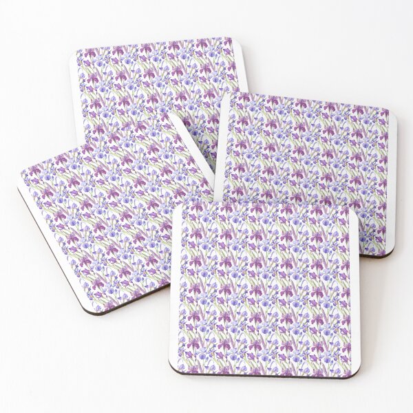 Item preview, Little Blue Flowers S | Iris Flowers Pattern designed and sold by CircinusStore.