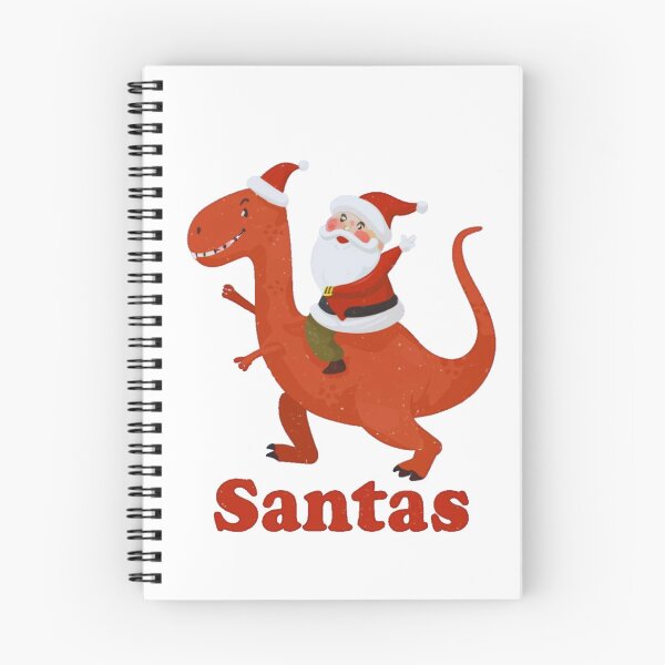 Aperçu de l'œuvre Père Noël chevauchant un dinosaure T rex créée et vendue par ColorMarketNew.