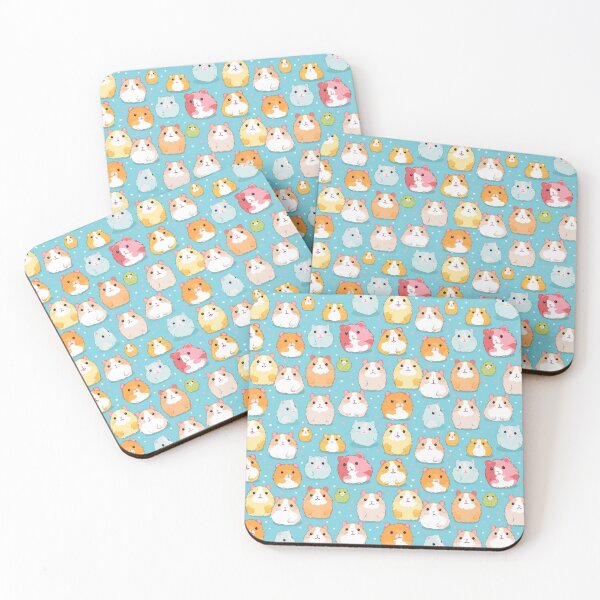 Item preview, Hamster Cute Seamless Patterns 2 designed and sold by ThaNiyom.