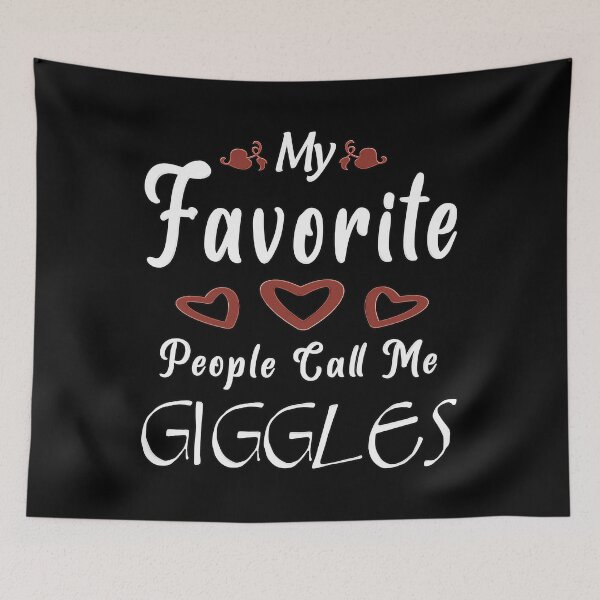 Item preview, Giggles, A Nickname Given to Me by My Favorite Comrades. designed and sold by momoworlddesign.