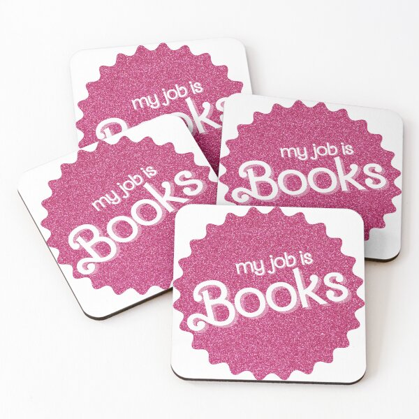 Item preview, My Job Is Books (Pink Sparkle) designed and sold by OscarAndOphelia.