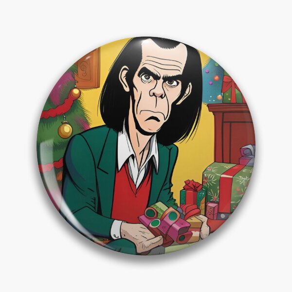 Artikelvorschau, Cartoon Nick Cave At Christmas entworfen und verkauft von SabenaArtwork.