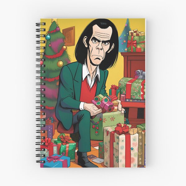 Item preview, Cartoon Nick Cave At Christmas designed and sold by SabenaArtwork.