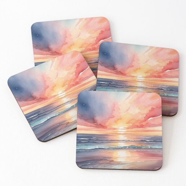 Item preview, Abstract Sunset over Ocean C designed and sold by Vitalka-uk.