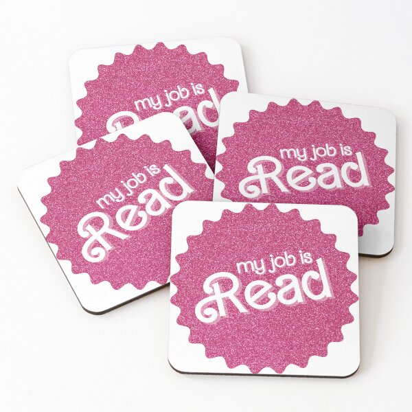 Item preview, My Job Is Read (Pink Sparkle) designed and sold by OscarAndOphelia.