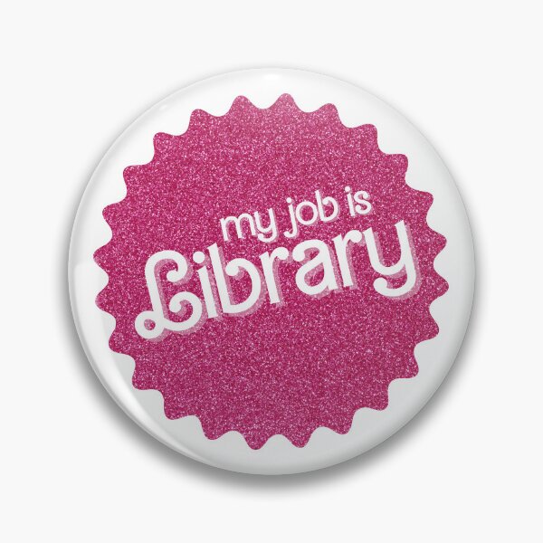 Item preview, My Job Is Library (Pink Sparkle) designed and sold by OscarAndOphelia.