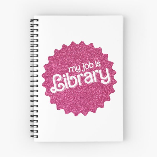 Item preview, My Job Is Library (Pink Sparkle) designed and sold by OscarAndOphelia.