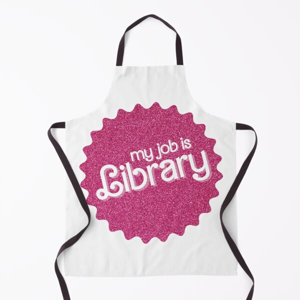 Item preview, My Job Is Library (Pink Sparkle) designed and sold by OscarAndOphelia.