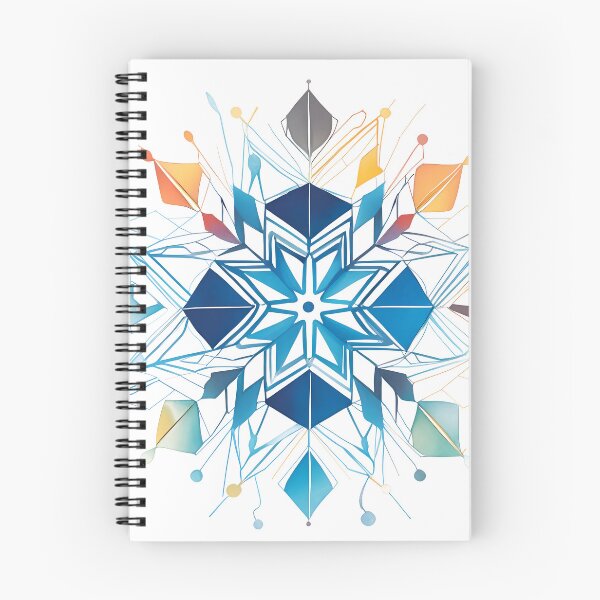 Item preview, Snowflake clorful watercolor style designed and sold by studiohorizon.