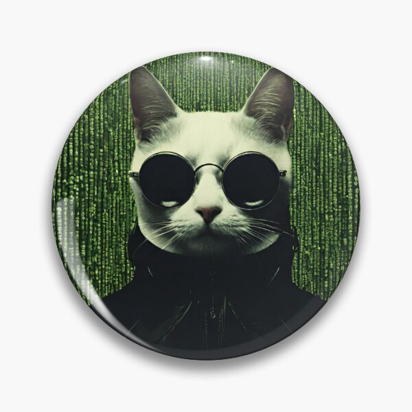Item preview, Cat in The Matrix designed and sold by AYBOSHOP.