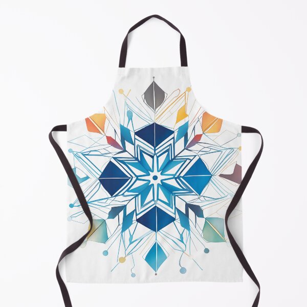 Item preview, Snowflake clorful watercolor style designed and sold by studiohorizon.