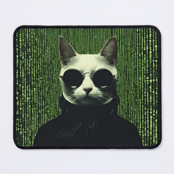 Item preview, Cat in The Matrix designed and sold by AYBOSHOP.