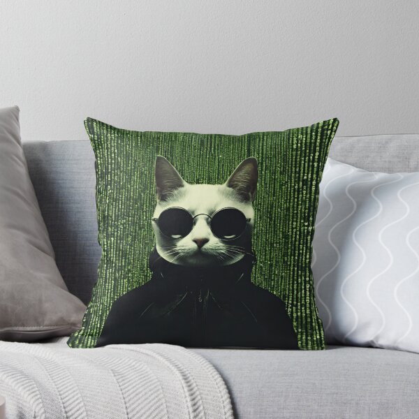 Item preview, Cat in The Matrix designed and sold by AYBOSHOP.