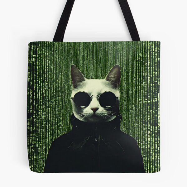Item preview, Cat in The Matrix designed and sold by AYBOSHOP.