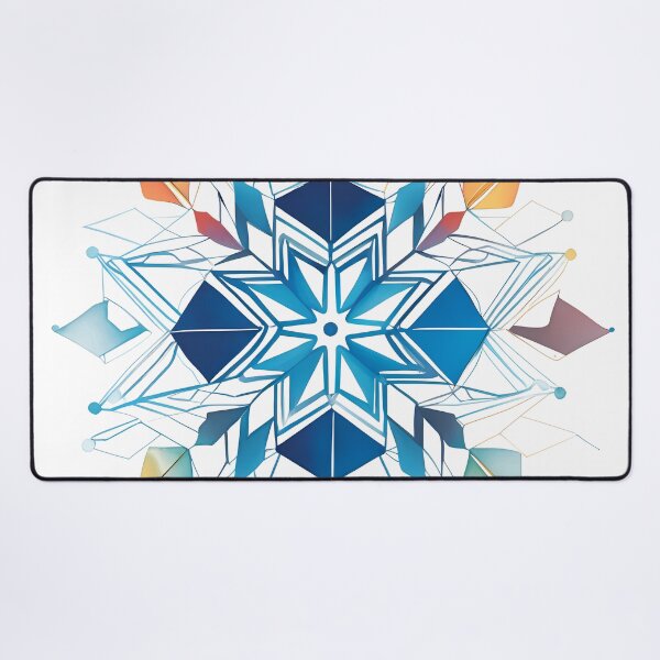 Item preview, Snowflake clorful watercolor style designed and sold by studiohorizon.