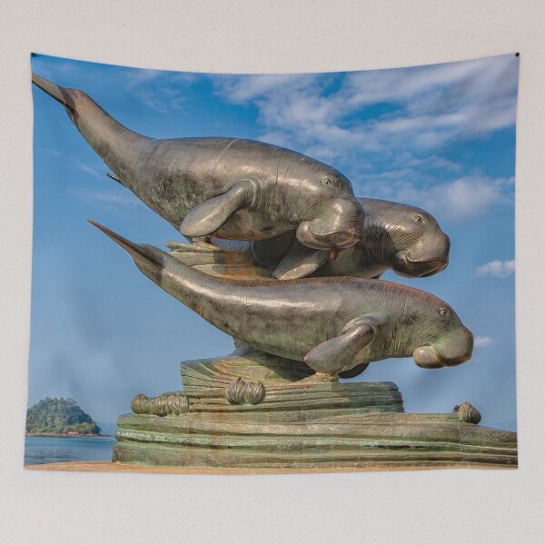 Item preview, Bronze Dugongs Pak Meng Thailand designed and sold by AJEvans.