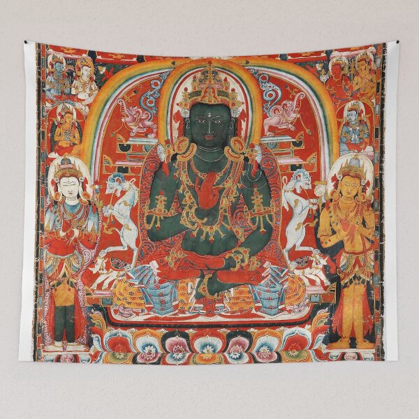 Item preview, Mandala 185 Amoghasiddhi Buddha 13th Century Tsang Tibet designed and sold by GuyBlank.