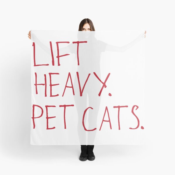 Item preview, Lift Heavy. Pet Cats. designed and sold by kinpirks.